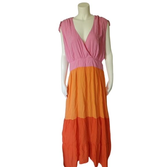 NWT Scoop Sleeveless Summer Maxi Dress. XXXL. - Picture 2 of 11